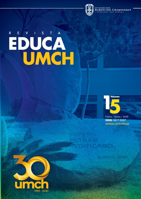 					Ver Núm. 15 (2020): Revista Educa - UMCH N°15 2020 (enero - junio)
				